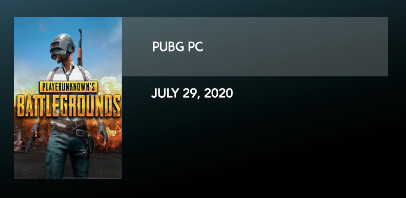 PUBG PC 7/29